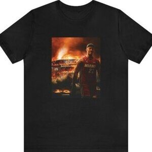 Jimmy Butler Miami Heat Basketball Player Retro Fan Graphic T-Shirt  90